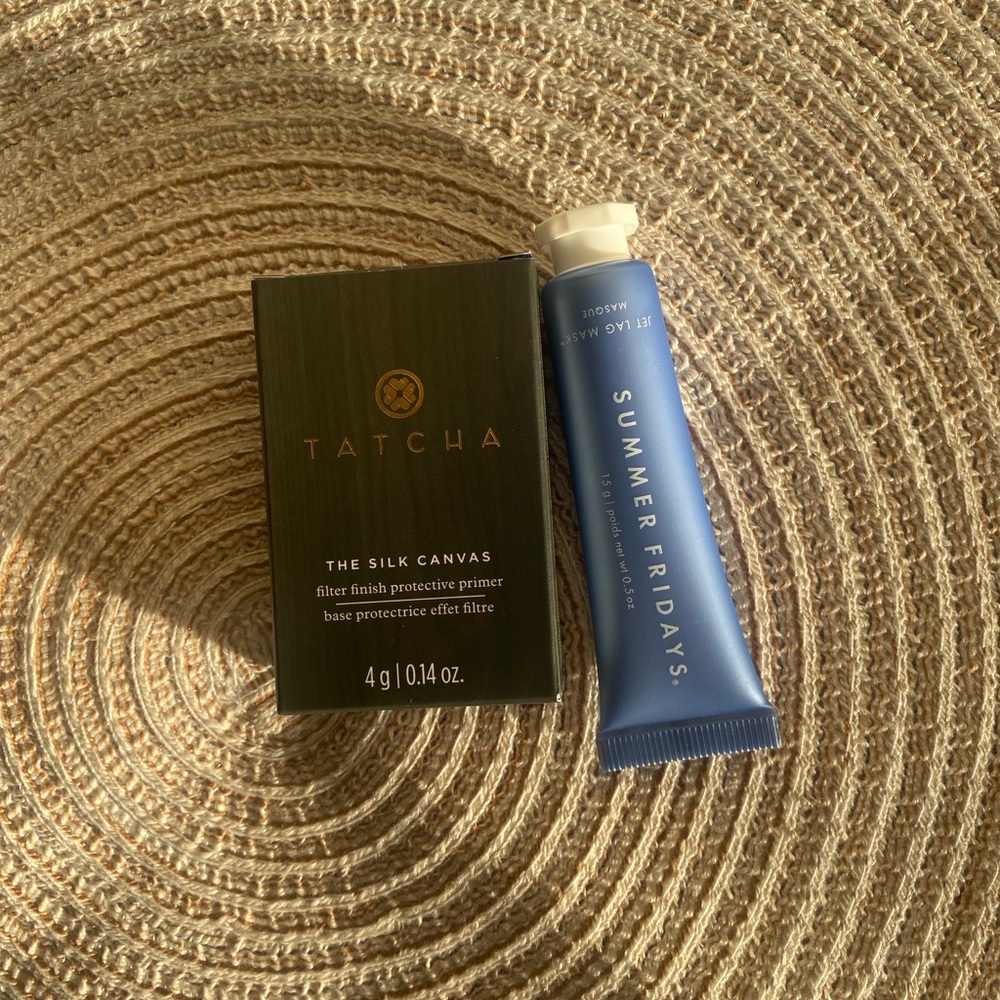 NEW Tatcha Primer and Summer Fridays Skincare Set